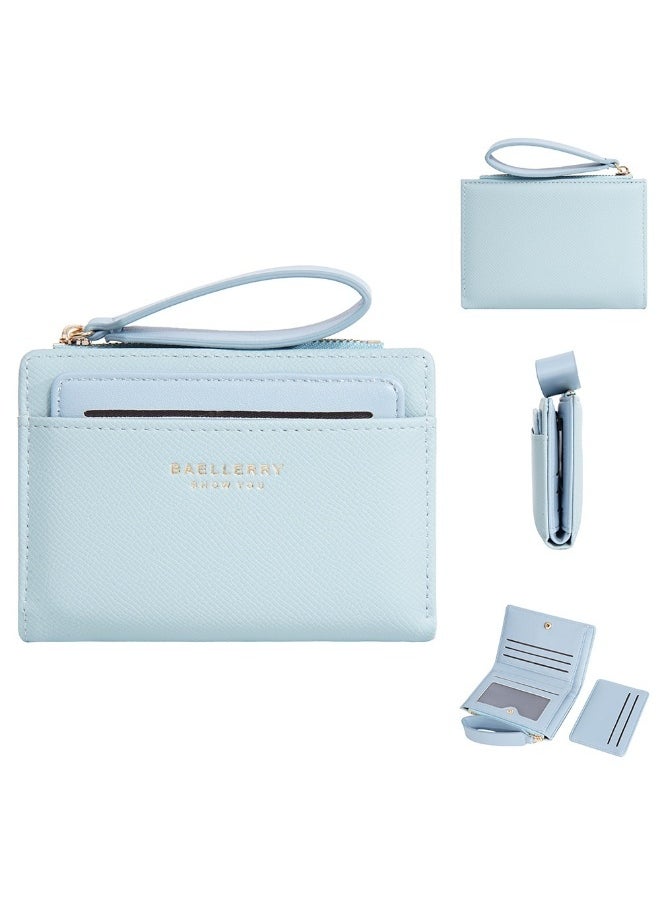 baellerry Korean Women's Purse Short Zipper Fashion Advanced Sense Wallet Multi-card Bag Female  - Image 1