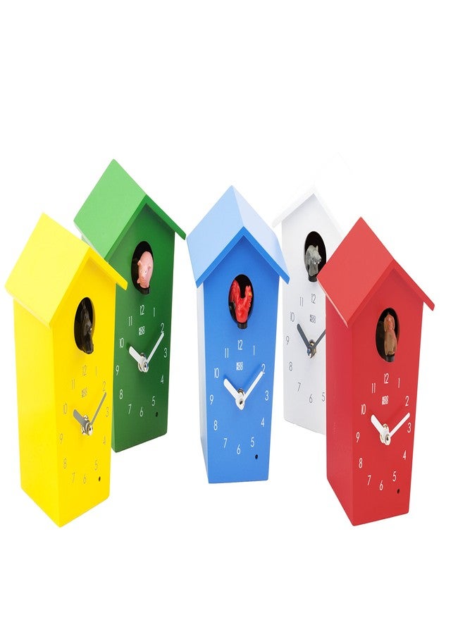 KOOKOO AnimalHouse Blue, Small Cuckoo Clock with 5 Farm Animals Sounds (Natural Field Recordings) - Image 4
