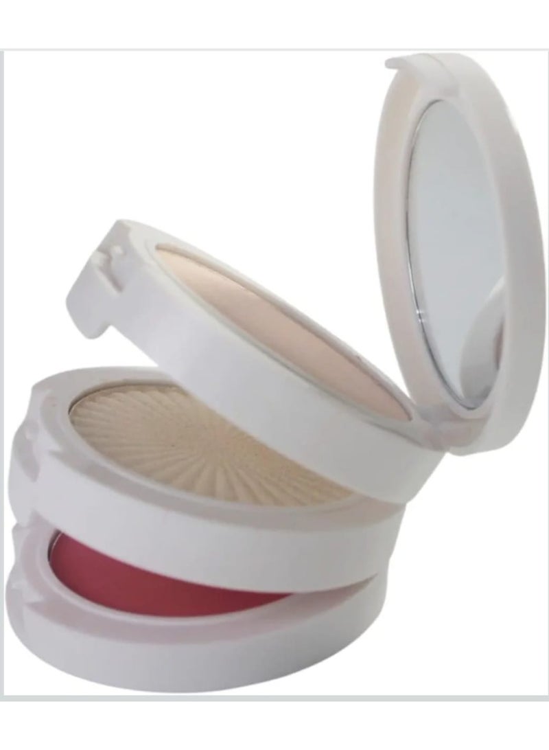 Might Cinema 3 * 1 Compact Powder,Highlighther,Blusher-103 - Image 2