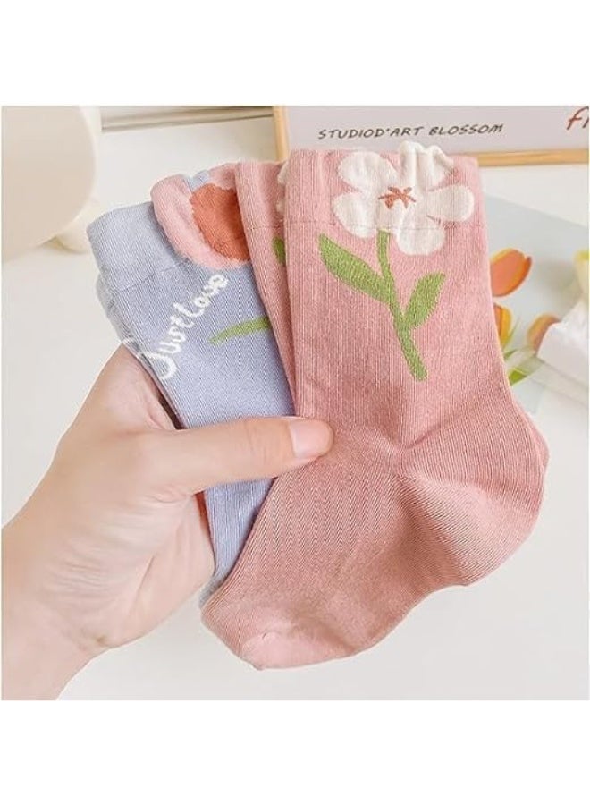 5 زوج من الجوارب الحيوانية لطيف، الجوارب الكلب مضحك نمط، الجوارب القطن الملونة عارضة جديدة فريدة من الطاقم، الجوارب القشري مريحة لطيف، الجوارب الإناث لطيف، الجوارب الإناث - Image 3