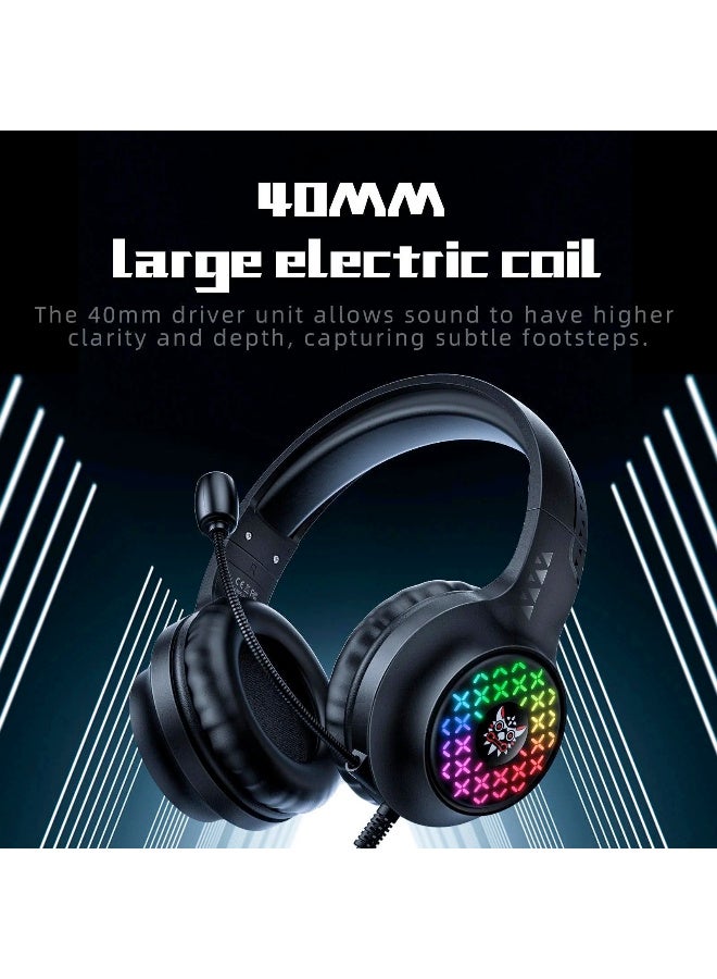 onikuma TZ5006 5 in 1 Combo Gaming Set - Mouse/Keyboard/Headset/Headset stand/ Mousepad - Image 5