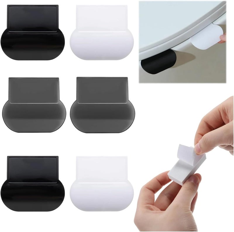 40PCS Toilet Seat Tab, Sticky Lid Lifter, Adjustable Avoid Touching Toilets Handle, Suitable For Office, School, Home, Hotel(Black) - Image 2