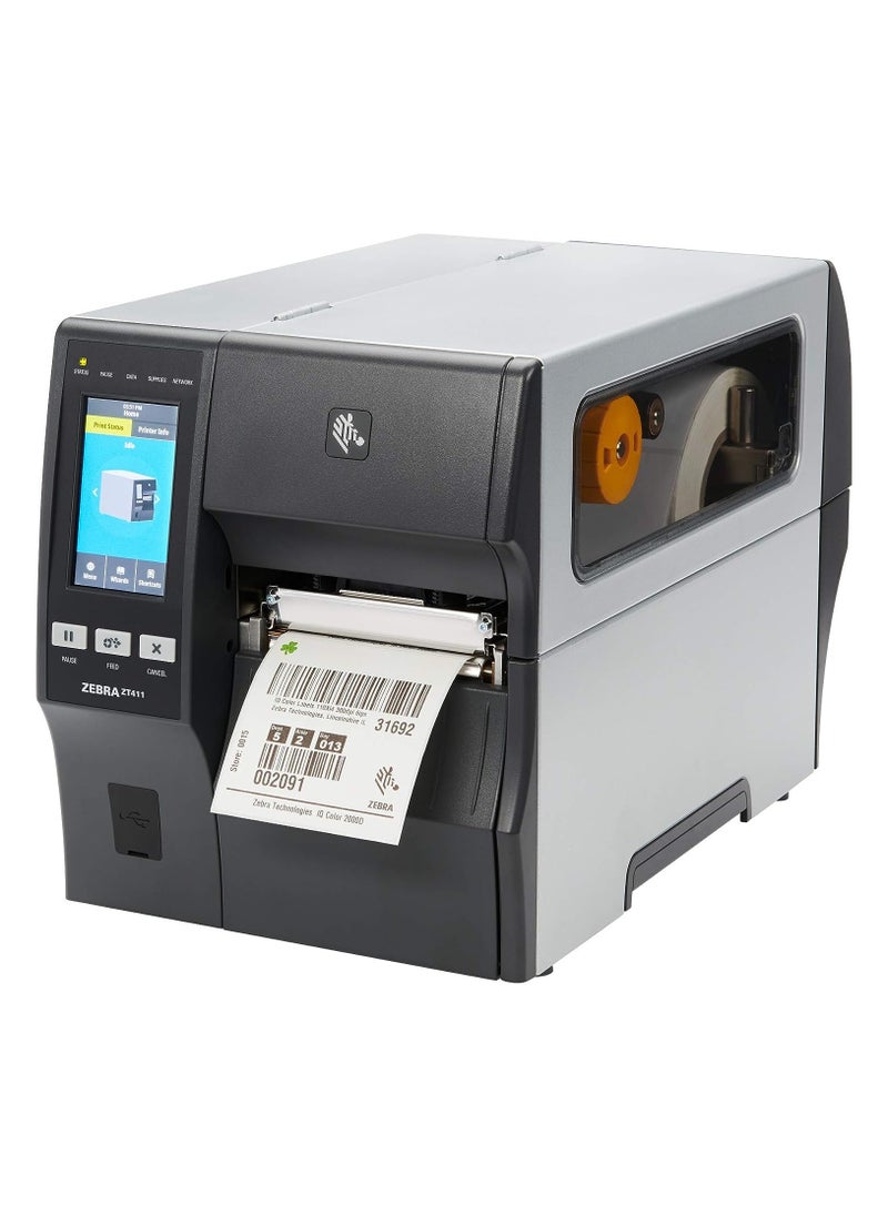 زيبرا - ZEBRA ZT411 Thermal Transfer Industrial Printer(203dpi) - Image 1