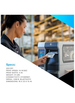 ZEBRA ZEBRA ZT411 Thermal Transfer Industrial Printer(203dpi)  - Image 4