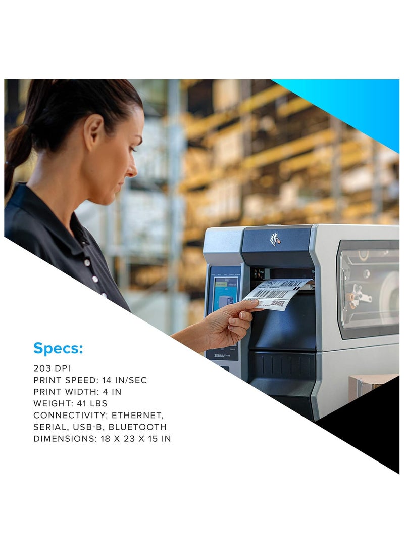 زيبرا - ZEBRA ZT411 Thermal Transfer Industrial Printer(203dpi) - Image 1