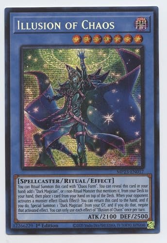 Yugioh Illusion of Chaos MP23EN017 Prismatic Secret Rare 1st Edition - Image 1