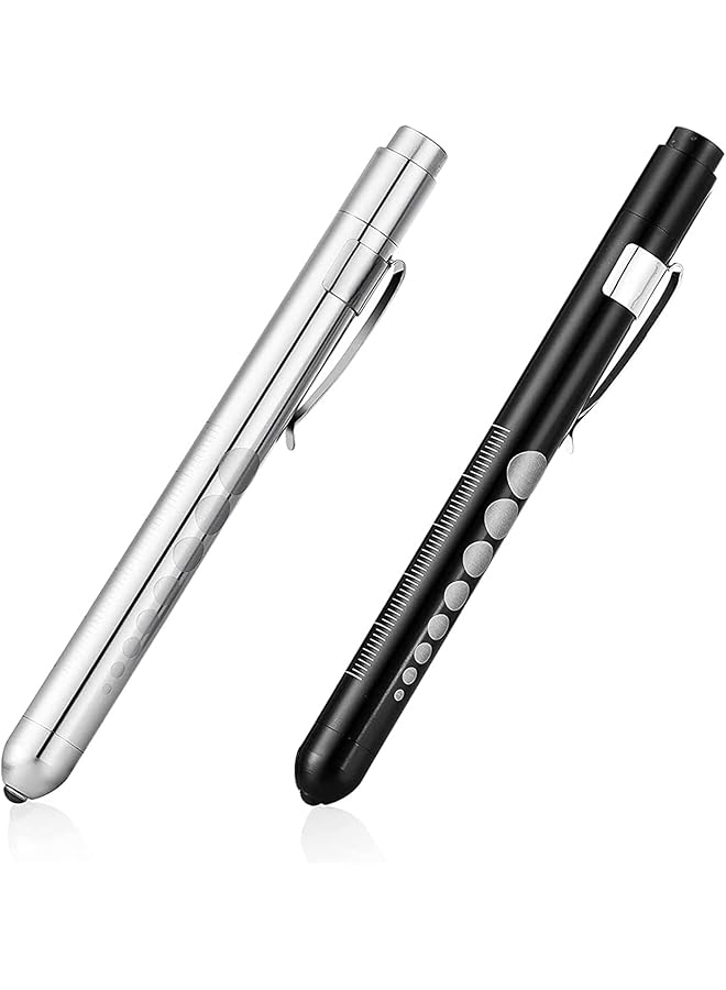 KASTWAVE MixColours Diagnostic Medical Penlight (2 Packs) Mini Reusable LED Penlight Flashlight Pen Torch Torch Doctor Nurse EMT Emergency Pen Light - Image 1
