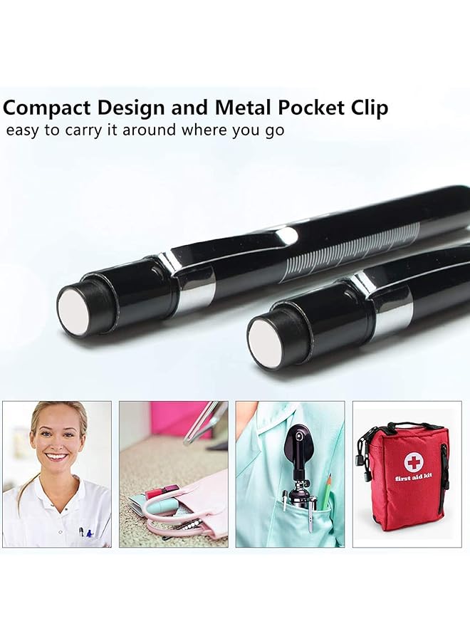 KASTWAVE MixColours Diagnostic Medical Penlight (2 Packs) Mini Reusable LED Penlight Flashlight Pen Torch Torch Doctor Nurse EMT Emergency Pen Light - Image 5