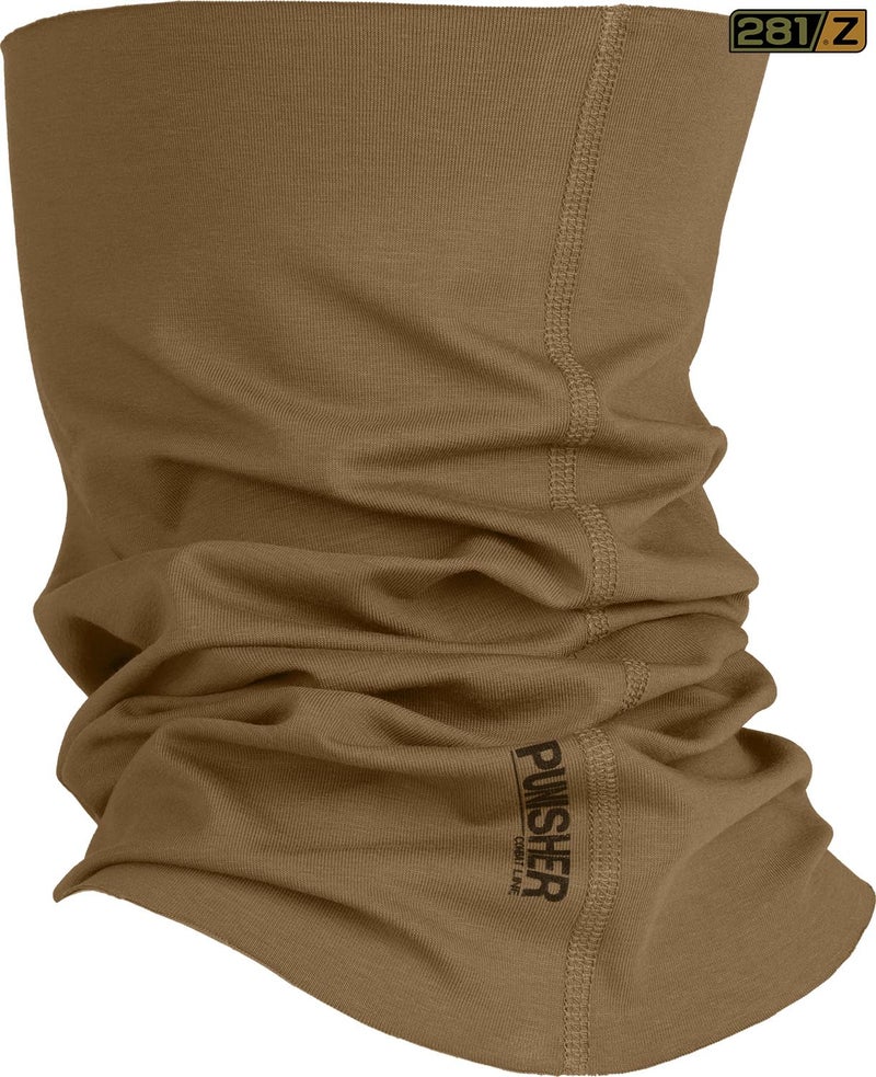 281Z Organic Cotton Breathable Summer Neck Gaiter for Men and Women - Face Scarf for Outdoor Activities(Coyote Brown, Pack of 2) - Image 3