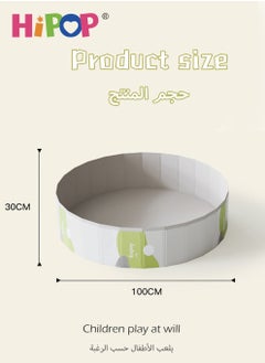 هيبوب مسبح حفرة كرة البحر قابل للطي ، ملعب للأطفال ، بدون كرة بحرية ، منزل خيمة للأطفال 100 * 100 سم  - Image 5