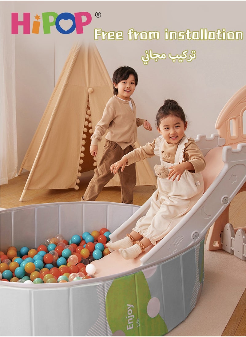 هيبوب مسبح حفرة كرة البحر قابل للطي ، ملعب للأطفال ، بدون كرة بحرية ، منزل خيمة للأطفال 100 * 100 سم  - Image 2