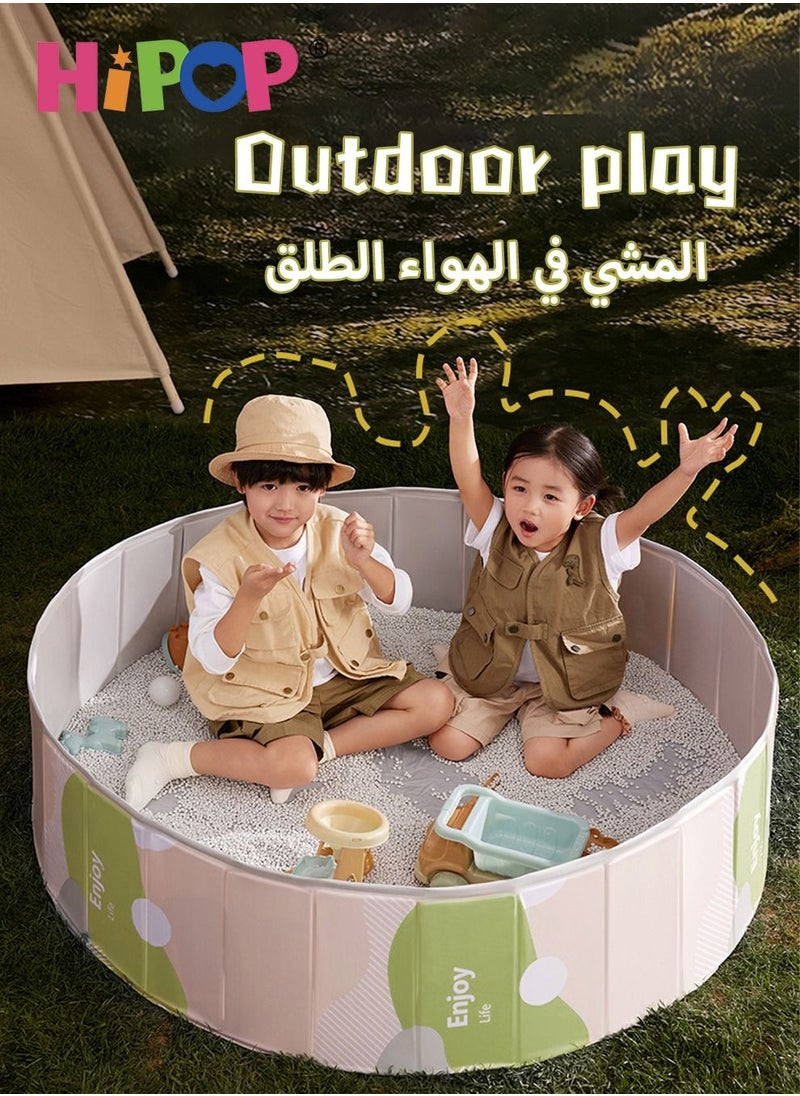 هيبوب - مسبح حفرة كرة البحر قابل للطي ، ملعب للأطفال ، بدون كرة بحرية ، منزل خيمة للأطفال 100 * 100 سم - Image 1