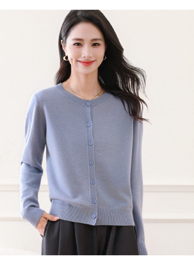 Hengyuanxiang 2025 Winter Fashion Minimalist Casual Pure Wool Cardigan Coat Layering Outerwear - Image 1