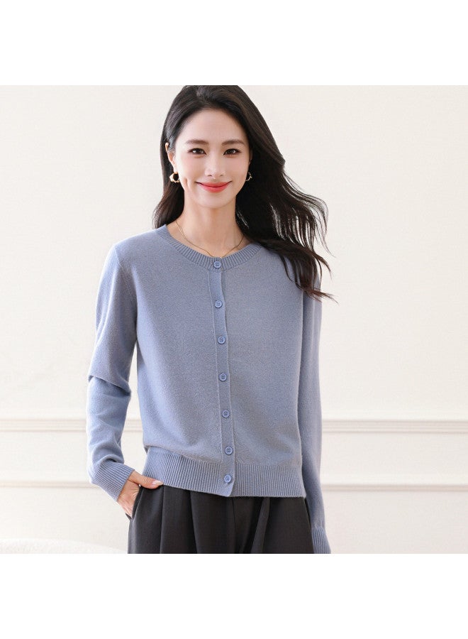 Hengyuanxiang 2025 Winter Fashion Minimalist Casual Pure Wool Cardigan Coat Layering Outerwear - Image 2