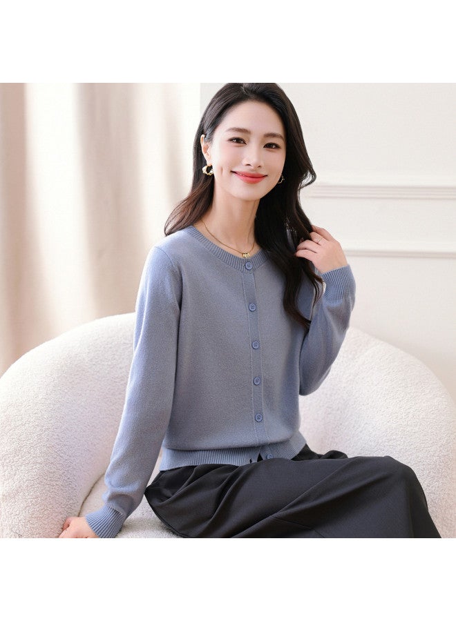 Hengyuanxiang 2025 Winter Fashion Minimalist Casual Pure Wool Cardigan Coat Layering Outerwear - Image 3