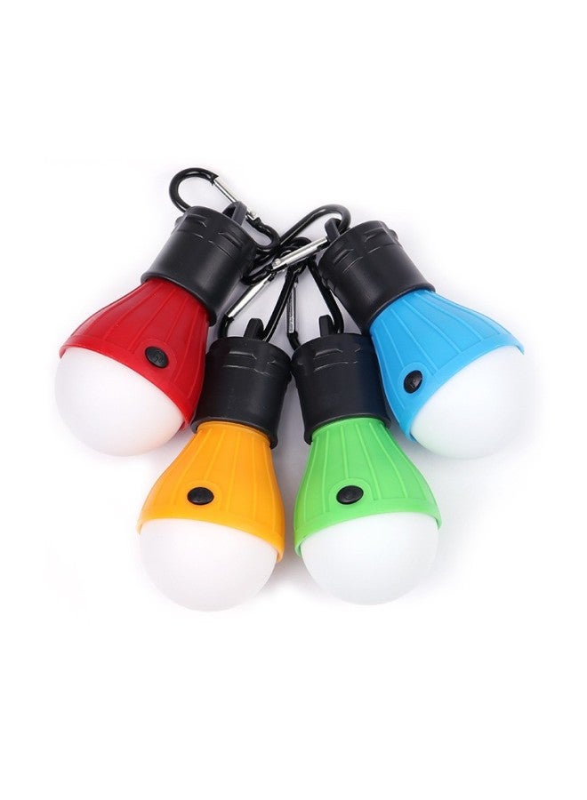 Hook Hanging Lamp Camping Tent Emergency Light Flashlight Bulb Lamp 3LED Mini Night Light-Color:Black  - Image 3