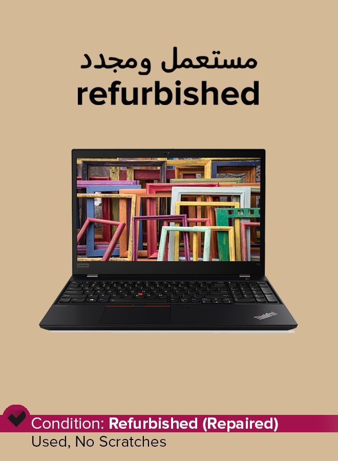 Lenovo Refurbished - ThinkPad T15 Gen 1 Laptop With 15.6-Inch Full HD Display,Intel Core i5 Processor/Dual Core/10th Gen/16GB RAM/512GB SSD/Intel HD Graphics/Windows 11 Pro English black