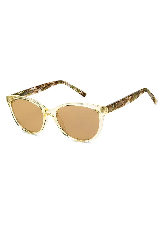 VINCENT CHASE Women's Full Rim Cat Eye In Bloom Branded Latest And Stylish Sunglasses Polarized And 100% UV Protected Women Medium VC S16663