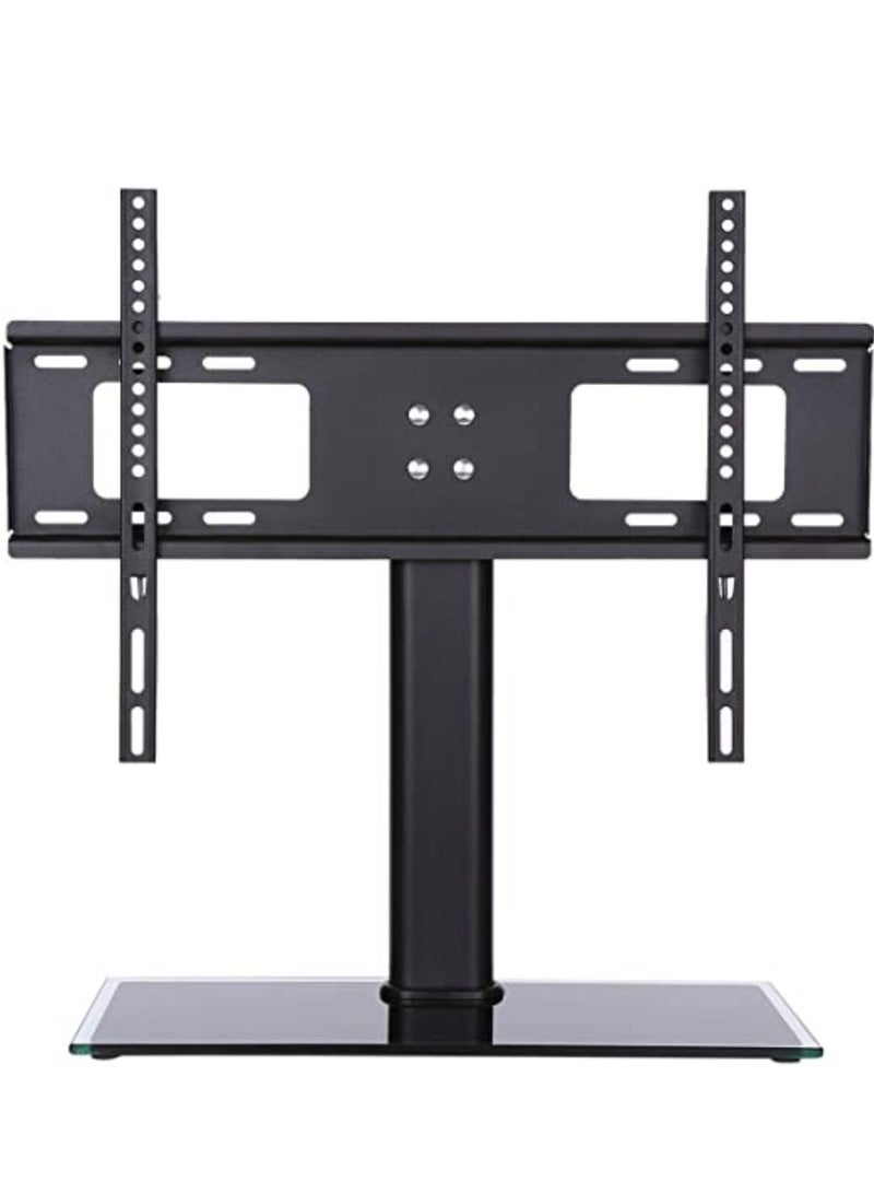 Universal TV Stand Table Bracket for Flat Panel TV Player Support Max VESA 600x400mm Max.77lbs/35kg Load Capacity for 32''-57'' Screen LCD LED Plasma TV - Image 1