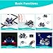 EF ELECFREAKS ELECFREAKS microbit Starter Kit Cutebot Pro DIY Programmable Robot Car Kit with 4 LineTracking Sensors and Encoded Motor microbit Project Makecode Coding Set not Include Microbit and Battery - Image 4