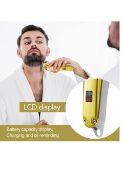 GEEPAS Geepas Professional Digital Hair Clipper / Trimmer GTR57502, Hair Clipper with High Capacity Li-ion Battery and Fast Charging, 4 Adjustable Cutting Blades and 4 Separate Combs| LCD Display,  - Image 4