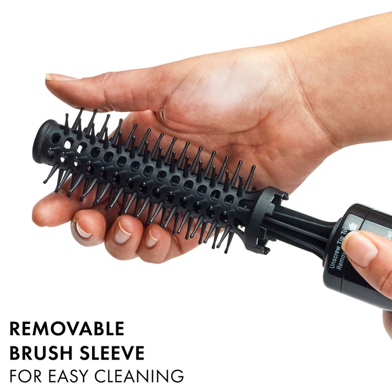 Hot Tools Pro Artist Hot Air Styling Brush | Style, Curl and Touch Ups (3/4”), Black - Image 4