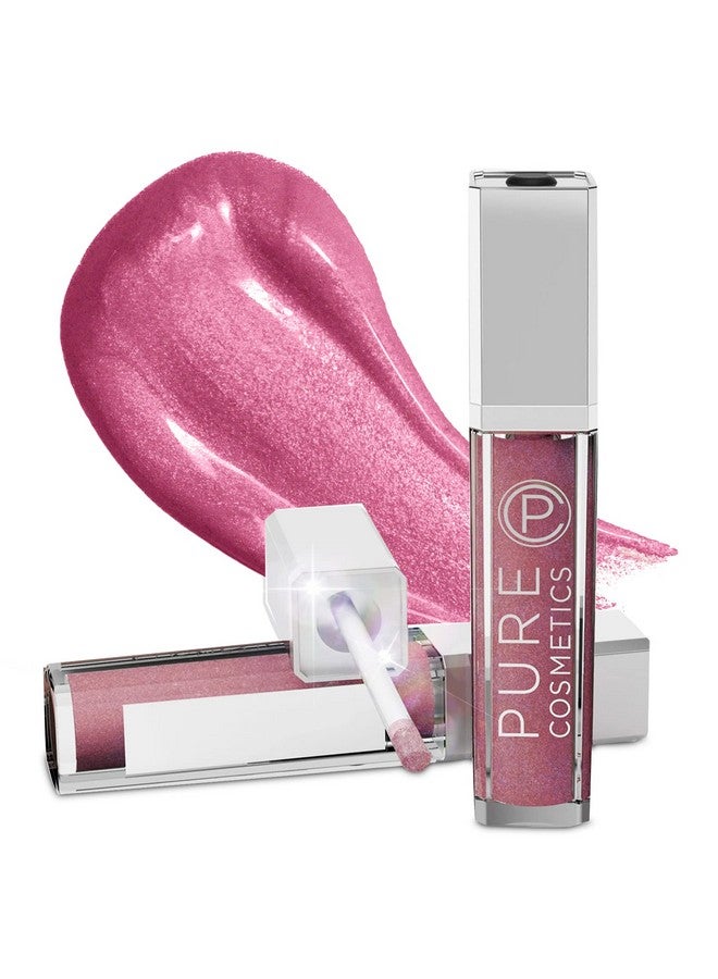 Pure Cosmetics Lip Gloss Ooh La La Hydrating & Ultra Moisturizing Lip Makeup With Jojoba Oil Sweet Almond Oil & Vitamin E Led Applicator With Mirror Cruelty Free And Talc Free - Image 1