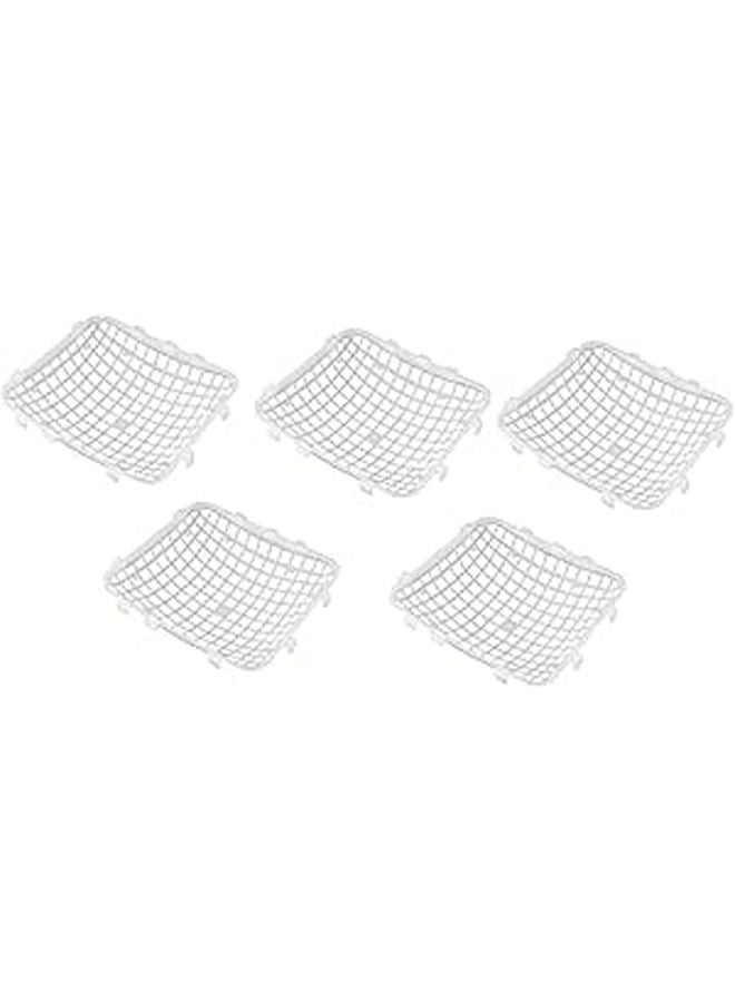 White Plastic Bird Nest For Parrot Cage Breeding Safe Practical Pigeon Supplies - Image 1