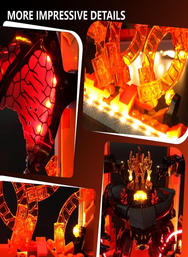 flashebrick Light Compatible with Lego Balrog Book Nook 10367, Light Kit for Lego Balrog Book Nook Building Blocks Model, NOT Included THE Model Set - Image 4
