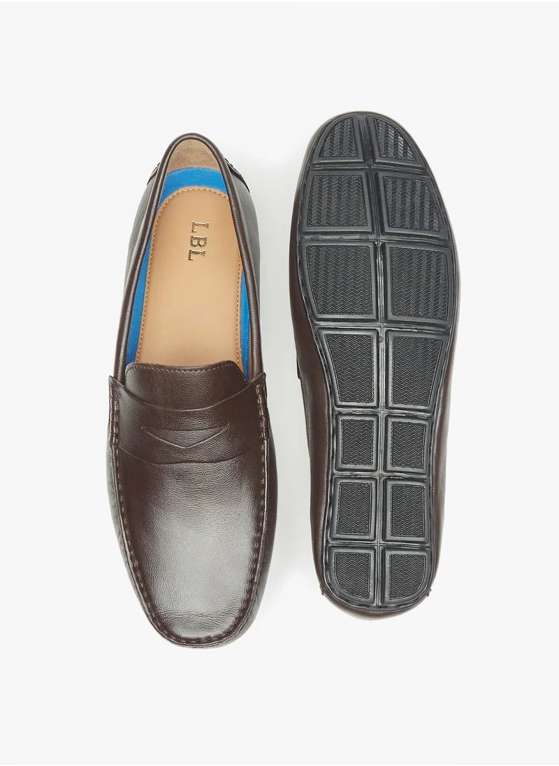 ال بي ال من شو اكسبرس Men Solid Slip-On Moccasins