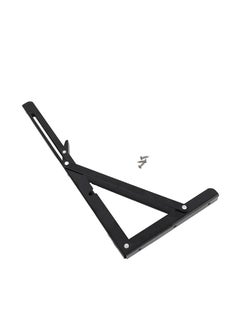 LAWAZIM Bracket - 50x22.5cm Black - Heavy Duty Space-Saving One-Touch Adjustable Foldable Wall Shelf Bracket for Wall-Mounted Storage, DIY, Utility Room, Kitchen, Garage, and RV Shelving Solutions  - Image 5