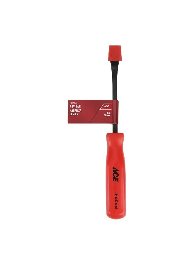 ACE Corrosion Resistant Drop Forged Heat Treated High Carbon Steel Pry Bar Black and Orange 20.3 cm 19011621