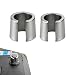 winterrock 2PCS Car Battery Post Shims Pure Lead Anode Cathode Vehicle Terminal Sleeves Auto Battery Terminal Positive Negative Post Converter Adapter Universal Car Batteries Posts Extender - Image 2