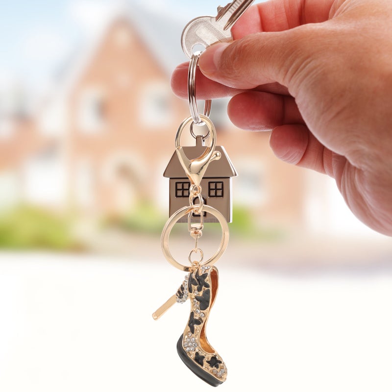 High Heel Keychain Bag Pendant Purse Key High Heel Charm Key Car Bag Hanging Decor - Image 3