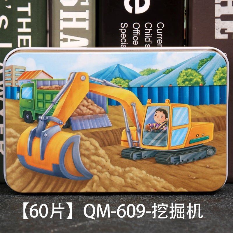 Wooden Puzzle 60-Piece Educational Toy for Kids 60 Little Red Riding Hood model: 613 - Image 5