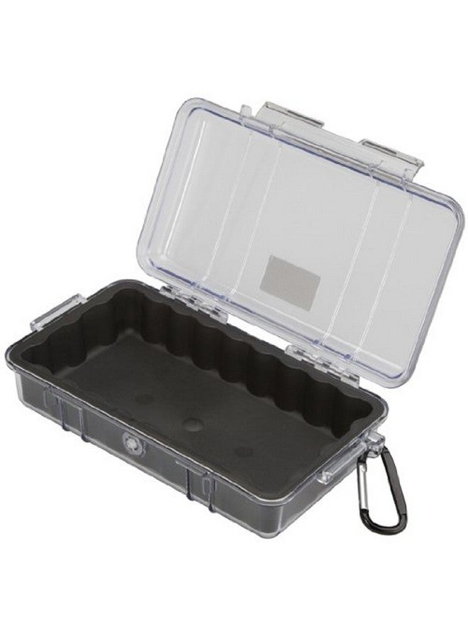 Pelican حافظة ميكرو 1060 لهاتف آيفون وكاميرا جوبرو والمزيد (أسود/شفاف) - Image 3