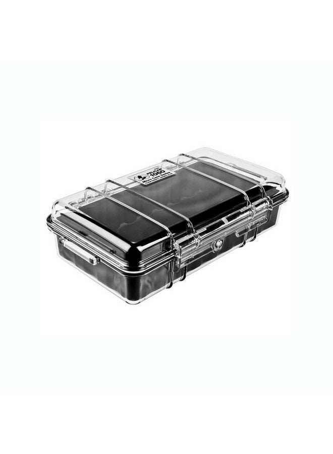 Pelican حافظة ميكرو 1060 لهاتف آيفون وكاميرا جوبرو والمزيد (أسود/شفاف) - Image 5