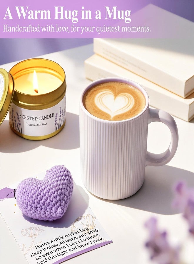 Cabtnca Mothers Day Gifts for Women Mom Daughter Garandma, Get Well Gifts for Women, Purple Self Care Package Gift Baskets for Woman, Birthday Gift Gift Set for Mom Sister Friend Wife Girlfriend - Image 4