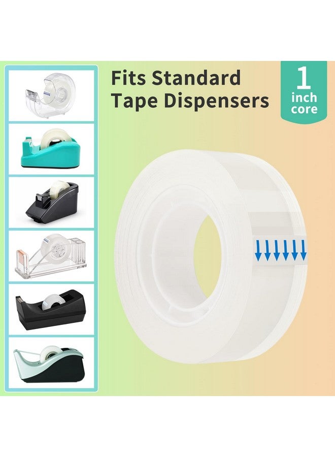 OWLKELA 12 Rolls Clear Tape Refills, Transparent Tape, All-Purpose Transparent Glossy Tape Rolls For Office, Home, School（60U） - Image 5