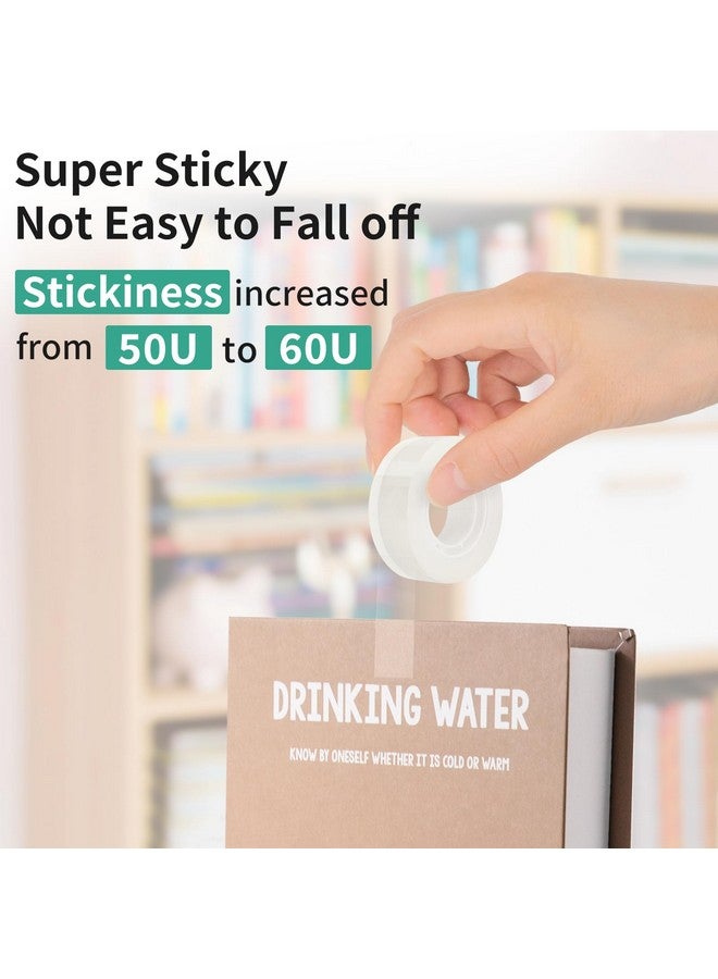 OWLKELA 12 Rolls Clear Tape Refills, Transparent Tape, All-Purpose Transparent Glossy Tape Rolls For Office, Home, School（60U） - Image 4