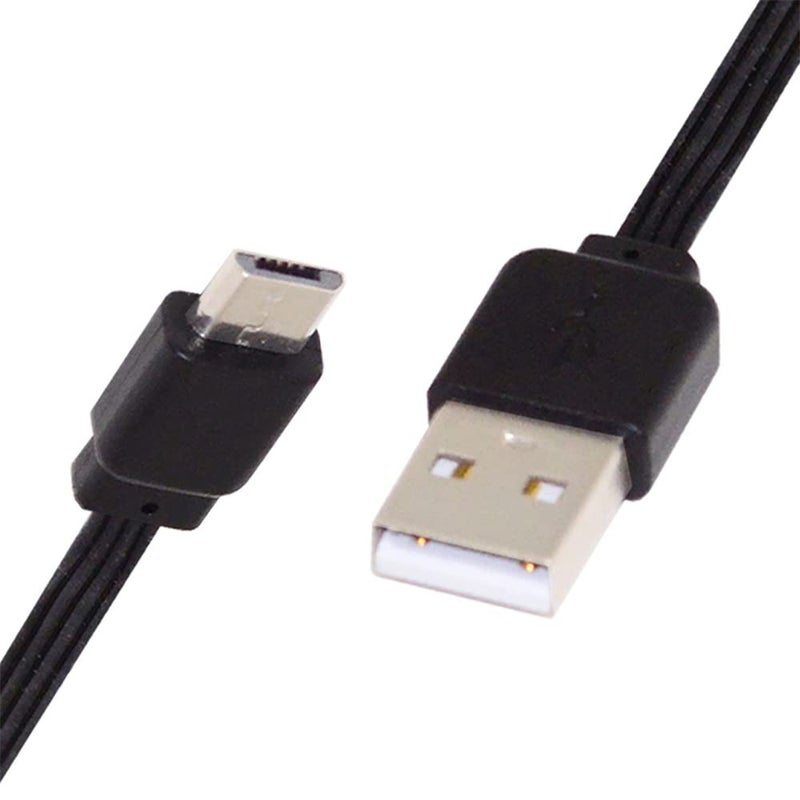 NFHK 13cm USB 2.0 Type-A Male to Micro USB Male Male Data Flat Slim FPC Cable for FPV & Disk & Phone - Image 1
