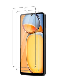 2 Pieces Xiaomi Redmi 13C Tempered Glass Screen Protector – High Transparency, Delicate Touch, Anti-Explosion, Smooth Arc Edges, Easy Installation, Screen Protector for Xiaomi Redmi 13C