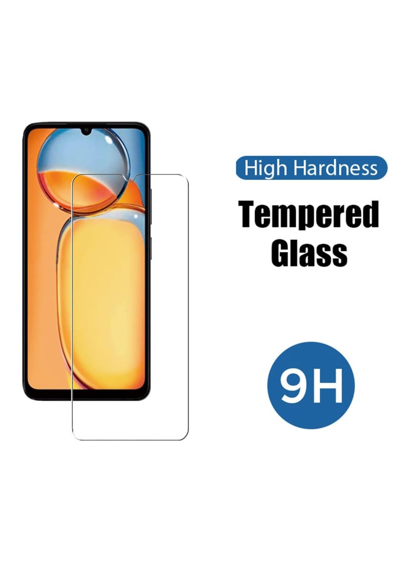 Generic - 2 Pieces Xiaomi Redmi 13C Tempered Glass Screen Protector – High Transparency, Delicate Touch, Anti-Explosion, Smooth Arc Edges, Easy Installation, Screen Protector for Xiaomi Redmi 13C - Image 1