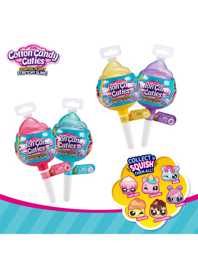 ZURU Oosh Oosh Cotton Candy Cuties Series 2 Scented, Squishy, Stretchy Slime with Collectible Cutie Slow Rise Toy by ZURU - Image 1