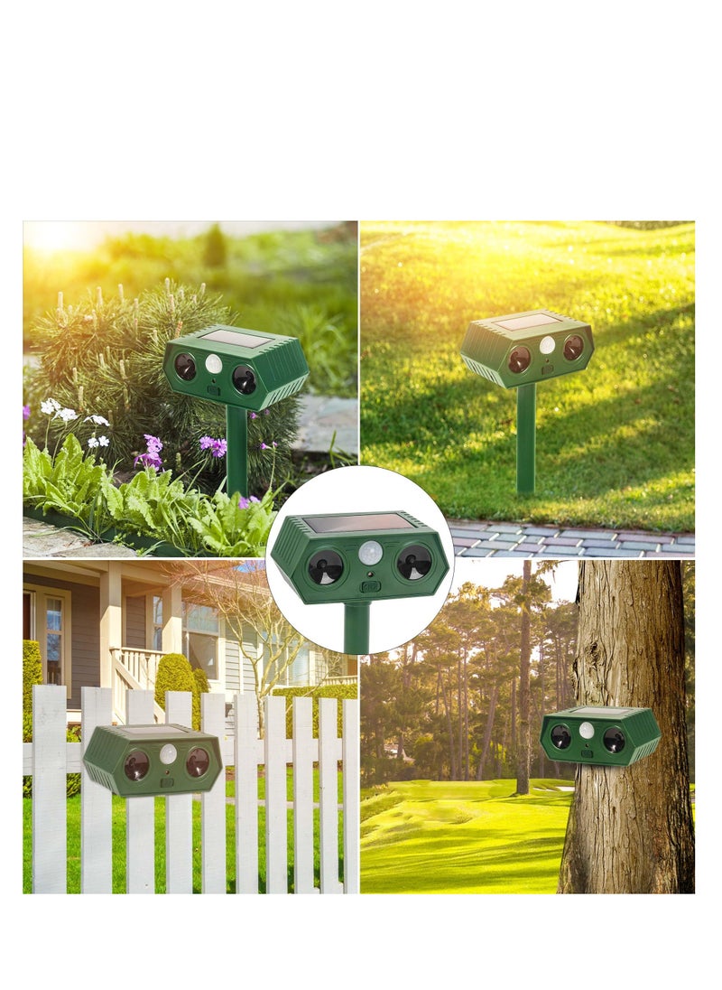 Generic - Solar-Powered Outdoor Animal Repeller - Effective Mole, Snake, Gopher, Vole, and Rat Deterrent for Your Yard and Garden - Waterproof Pest Control Solution. - Image 1