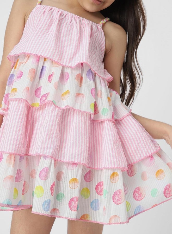 Nautinati Girls Strap Sleeve Casual Dress | Age 3-8 Years - Image 5