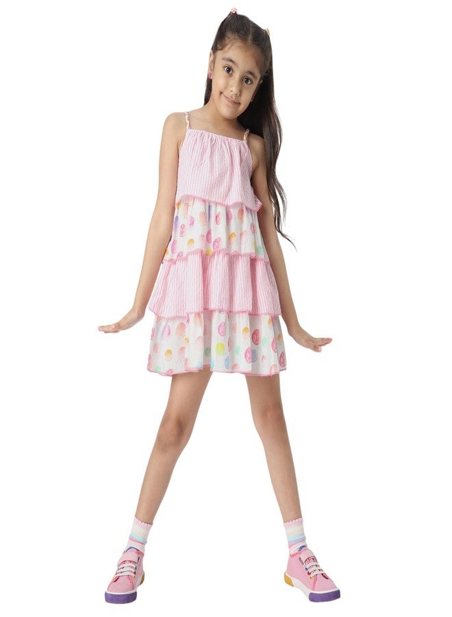 Nautinati Girls Strap Sleeve Casual Dress | Age 3-8 Years - Image 1