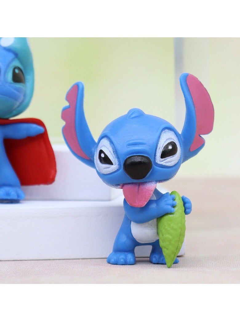 ستيتش 10 قطعة عمل خياطة دمية ، ليلو وخياطة نموذج تمثال دمية ، دمية الكرتون واقعية نموذج الديكور ، عالية الجودة مجموعة الكرتون ، ديكور - Image 4