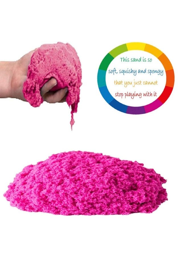 AWALS Miracle Sand for Kids Let Your Child Enjoy Smooth and Non Stick Indoor Art Project Squeezable Sand for Children |Sand Art Craft for Kids |Sand Clay for Kids |( 1 Assorted Color in Box ) - Image 2