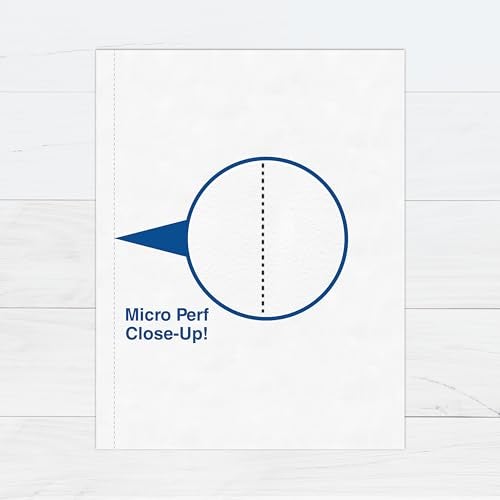 PrintWorks ورق مثقوب عمودي احترافي من PrintWorks 5/8" - 8.5" × 11" - مثالي للكتيبات والفهارس - صنع في الولايات المتحدة الأمريكية - 500 ورقة - 20 رطل - متوافق مع الطابعات - أبيض (04107) - Image 4